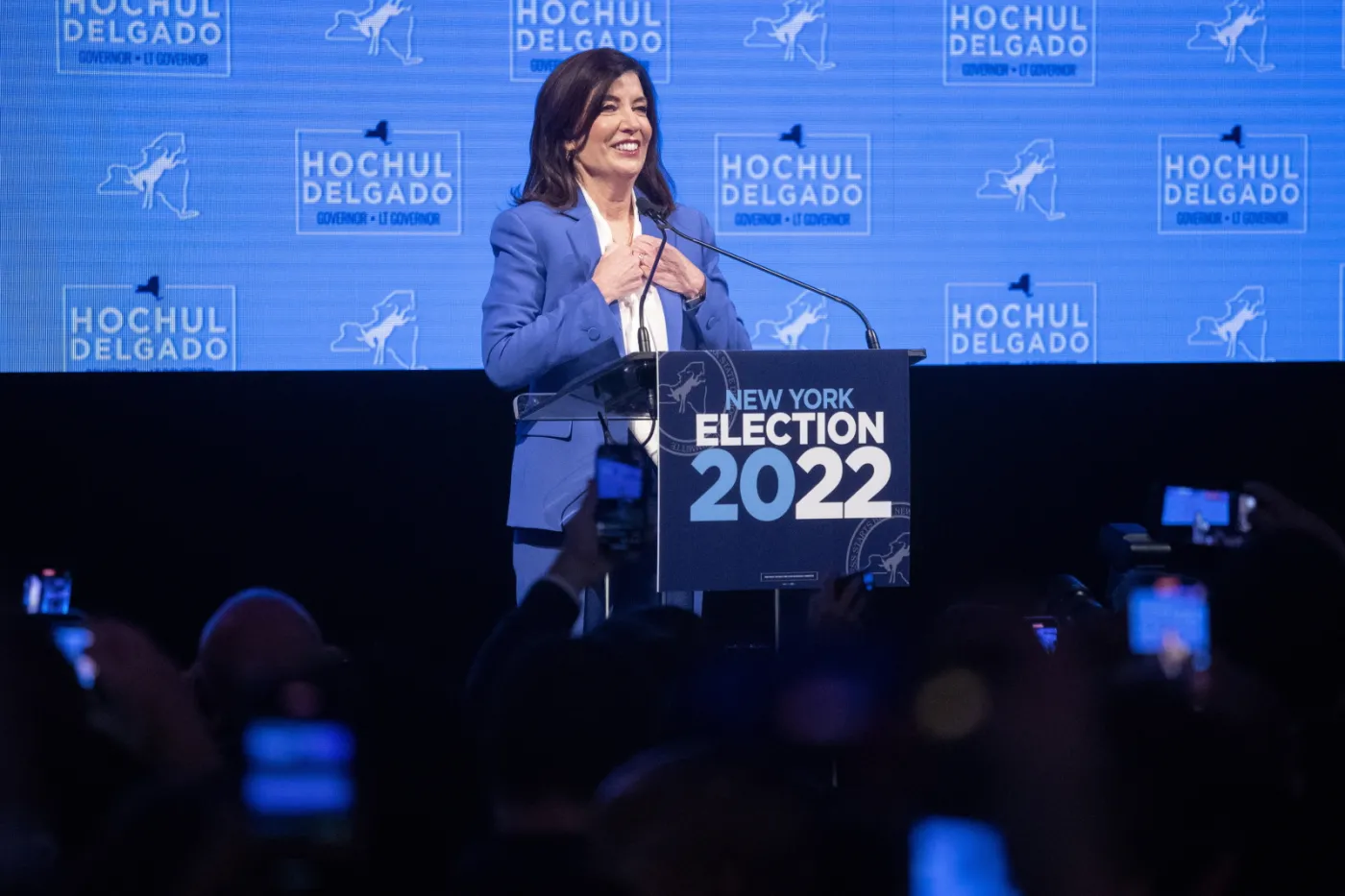 Kathy Hochul pierwszą w historii kobietą wybraną na gubernatora Nowego Jorku