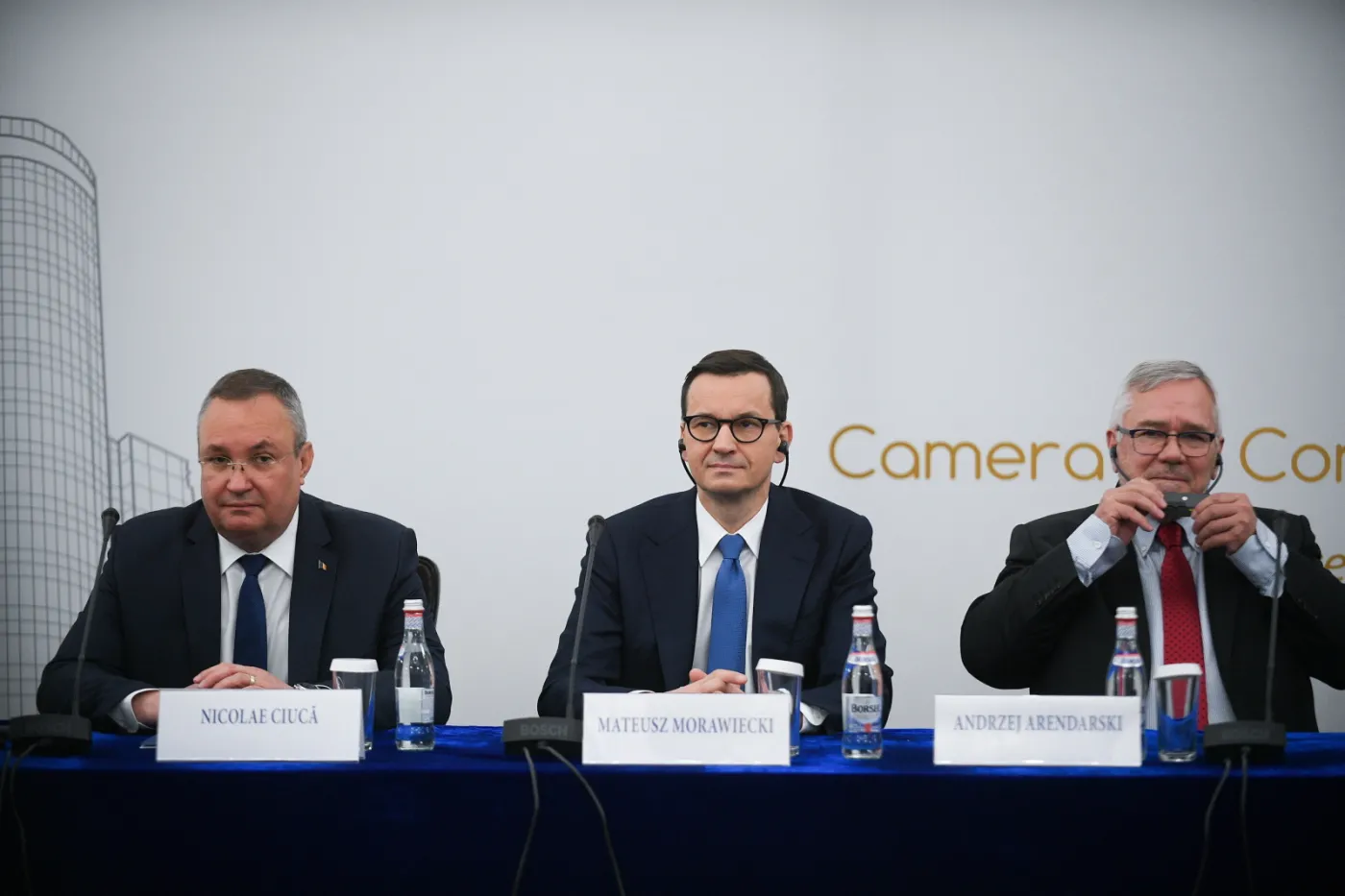 Mateusz Morawiecki, Nicolae Ciuca, Andrzej Arendarski