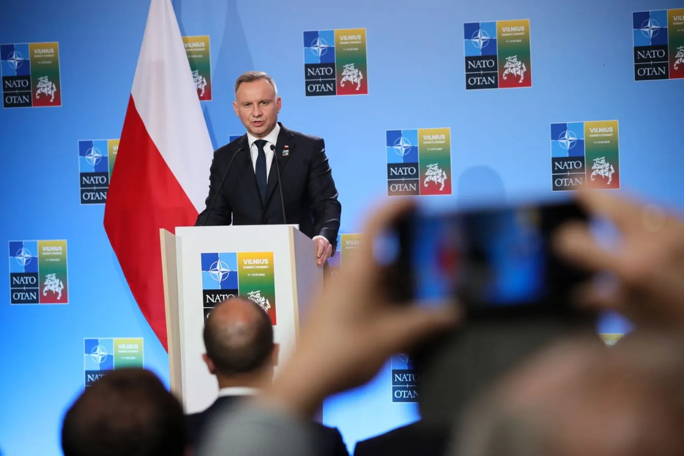 Szczyt NATO w Wilnie. Prezydent Duda: Rosja jest dzisiaj największym zagrożeniem dla państw NATO