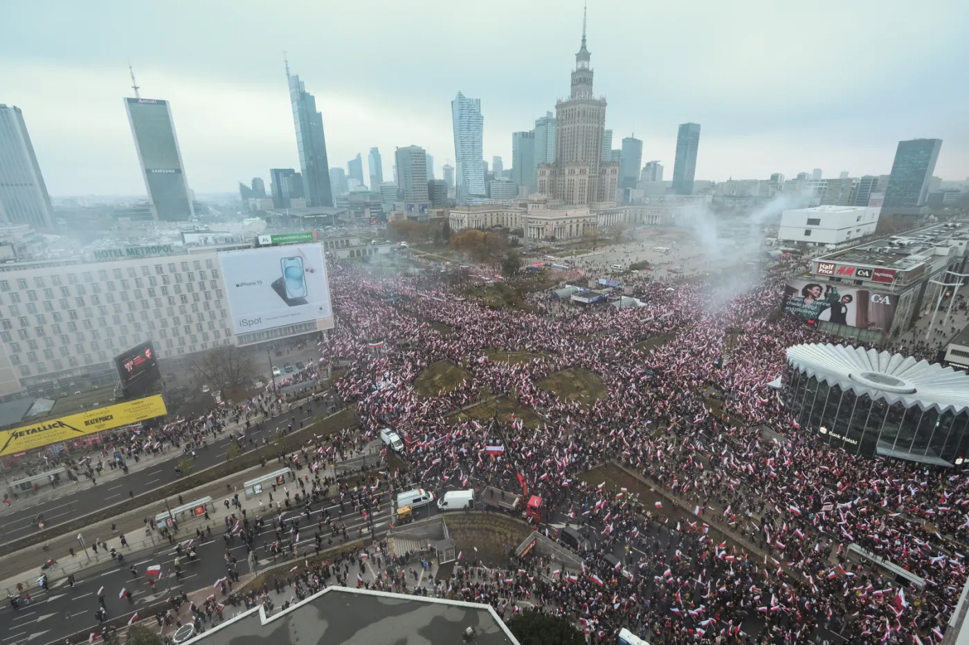 uczestnicy marszu