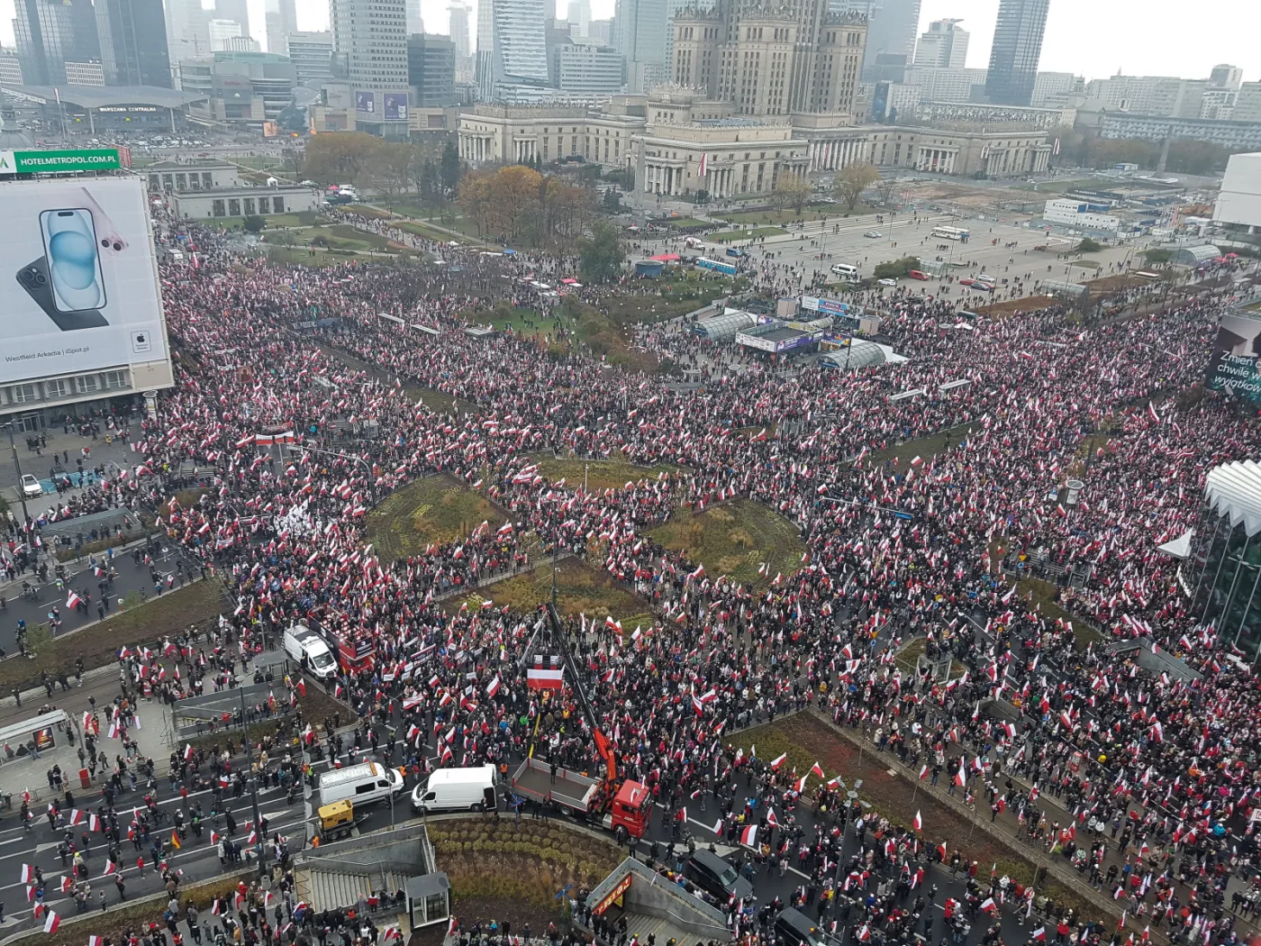 uczestnicy marszu