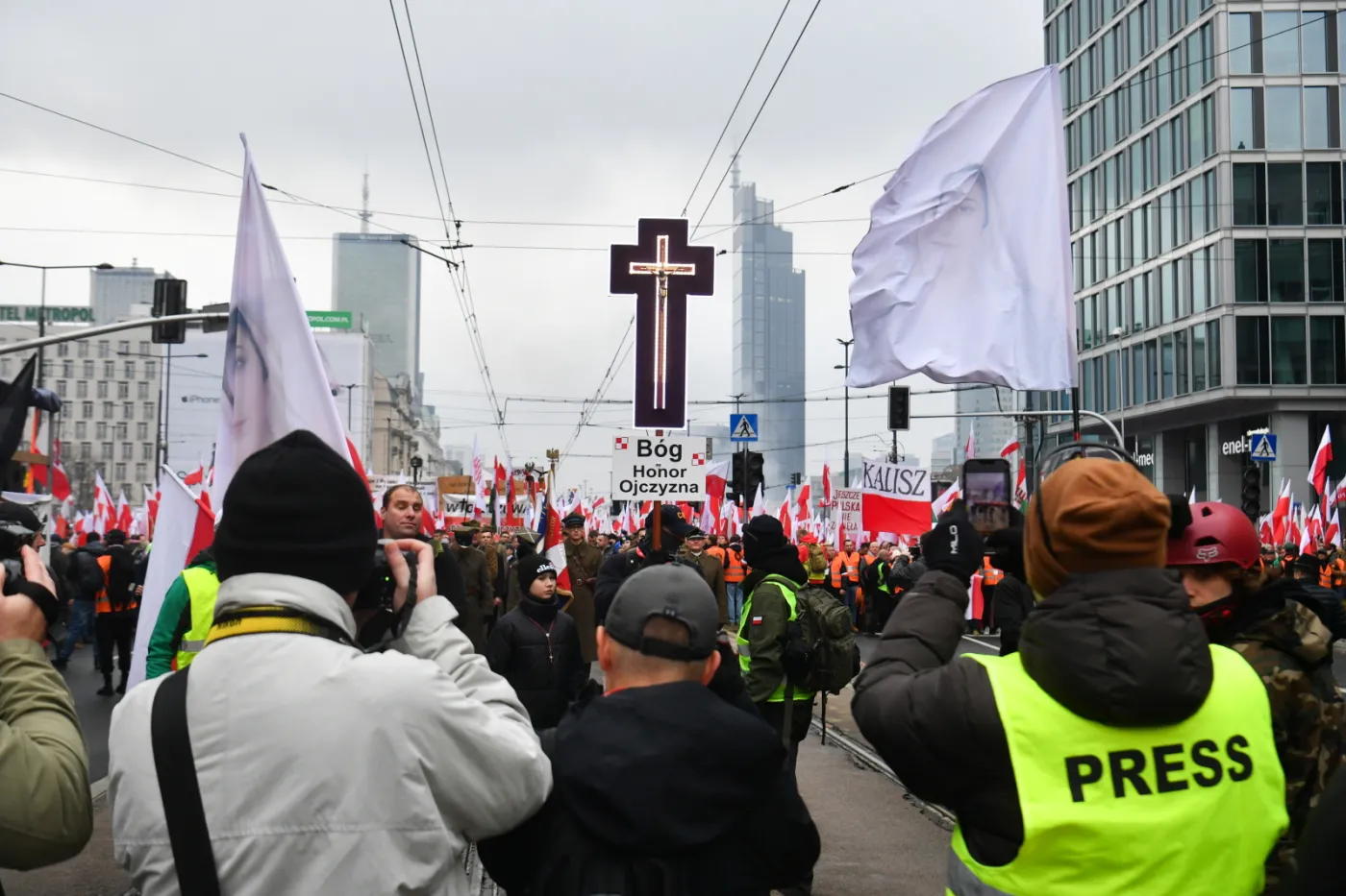 uczestnicy marszu