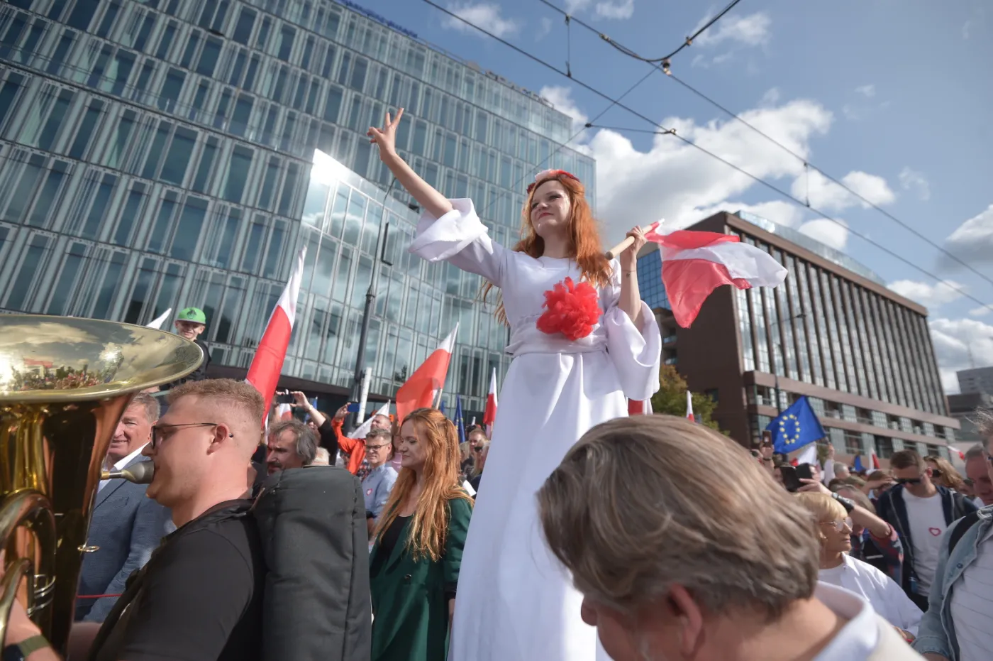 uczestnicy marszu