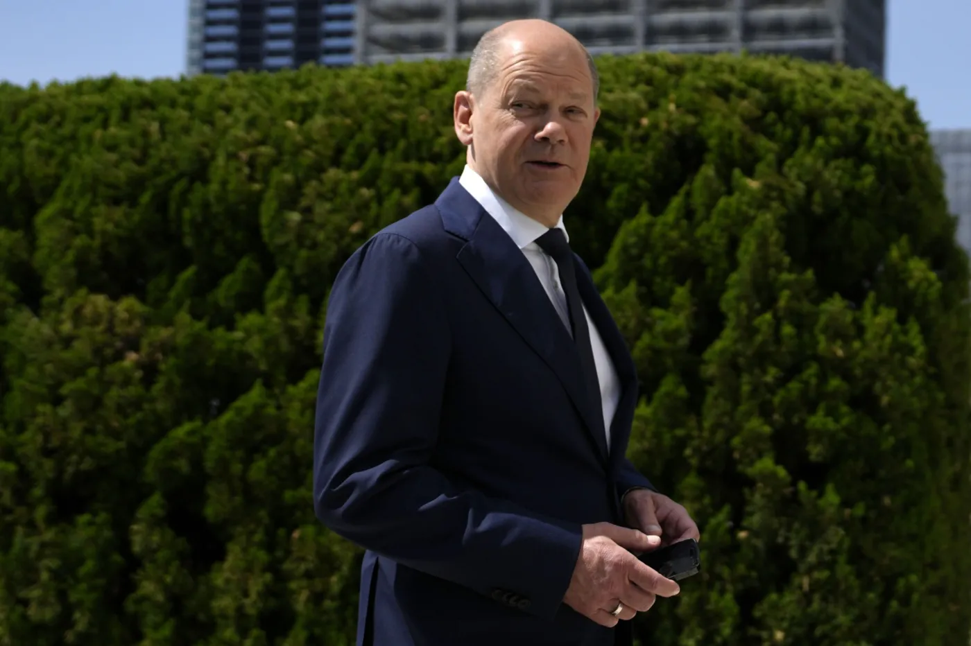 Scholz po rozmowach z Macronem: Izrael ma prawo do samoobrony