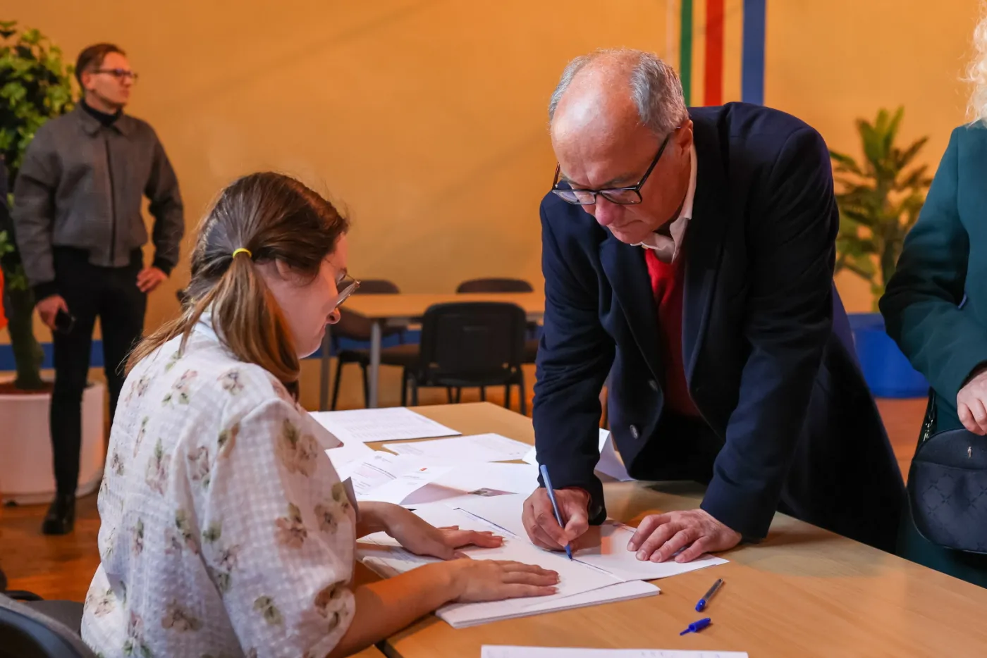 Współprzewodniczący Nowej Lewicy Włodzimierz Czarzasty głosował w Sosnowcu