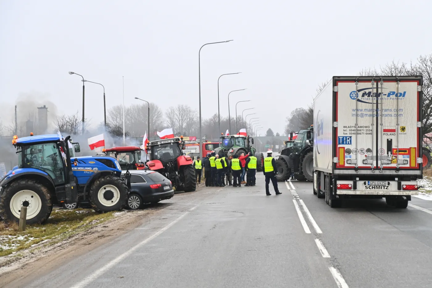 blokada drogi