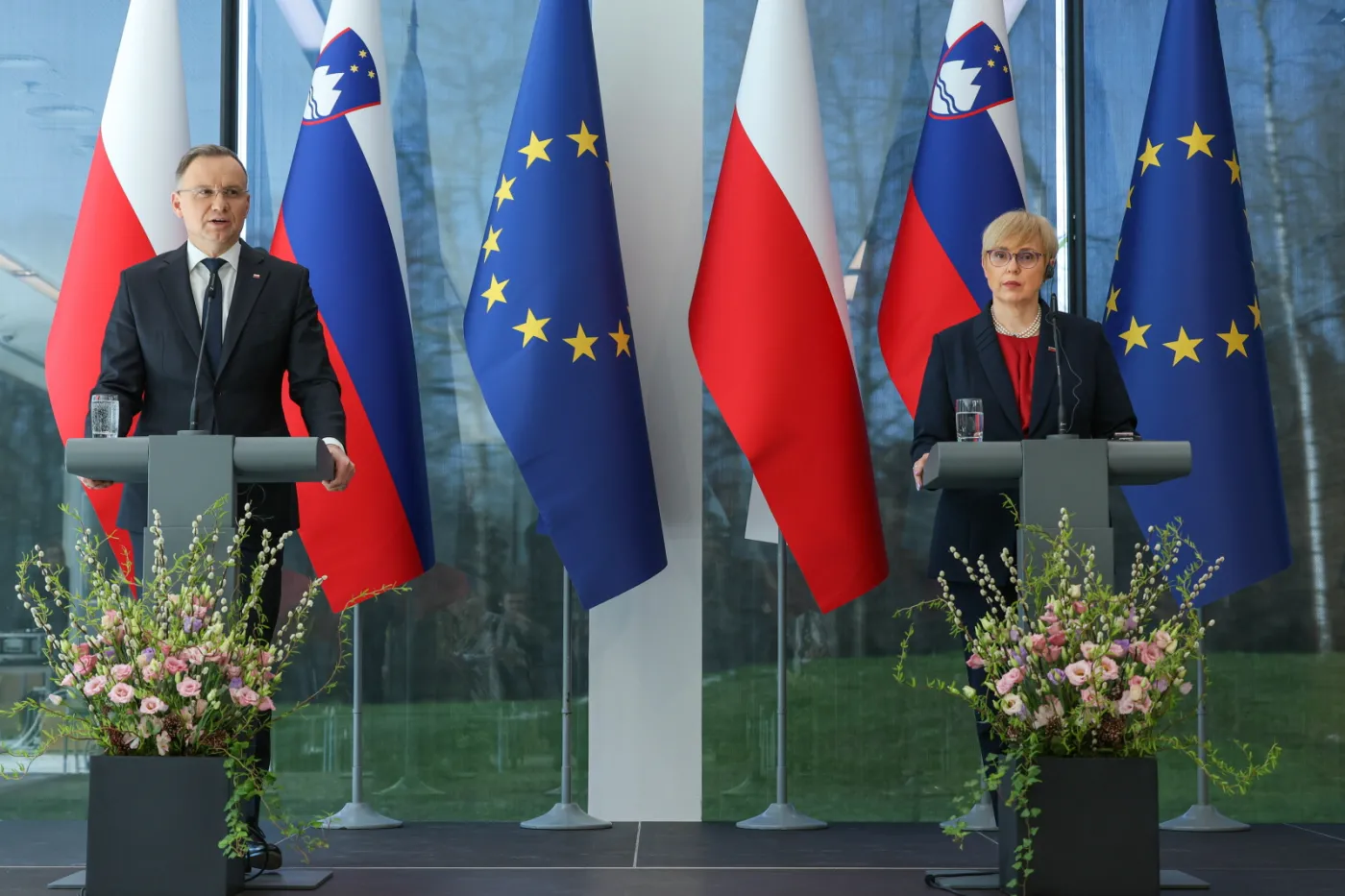 Rozmowa Dudy z prezydent Słowenii. Jednym z tematów wydatki na obronność