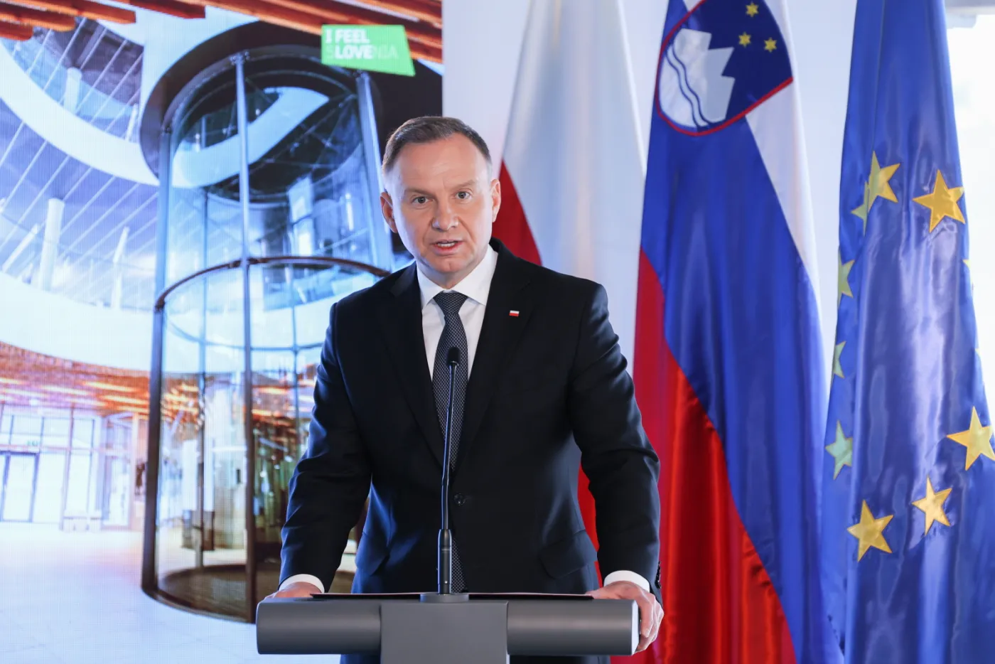Duda: Polscy przedsiębiorcy postrzegają rynek słoweński jako możliwość rozwoju biznesu