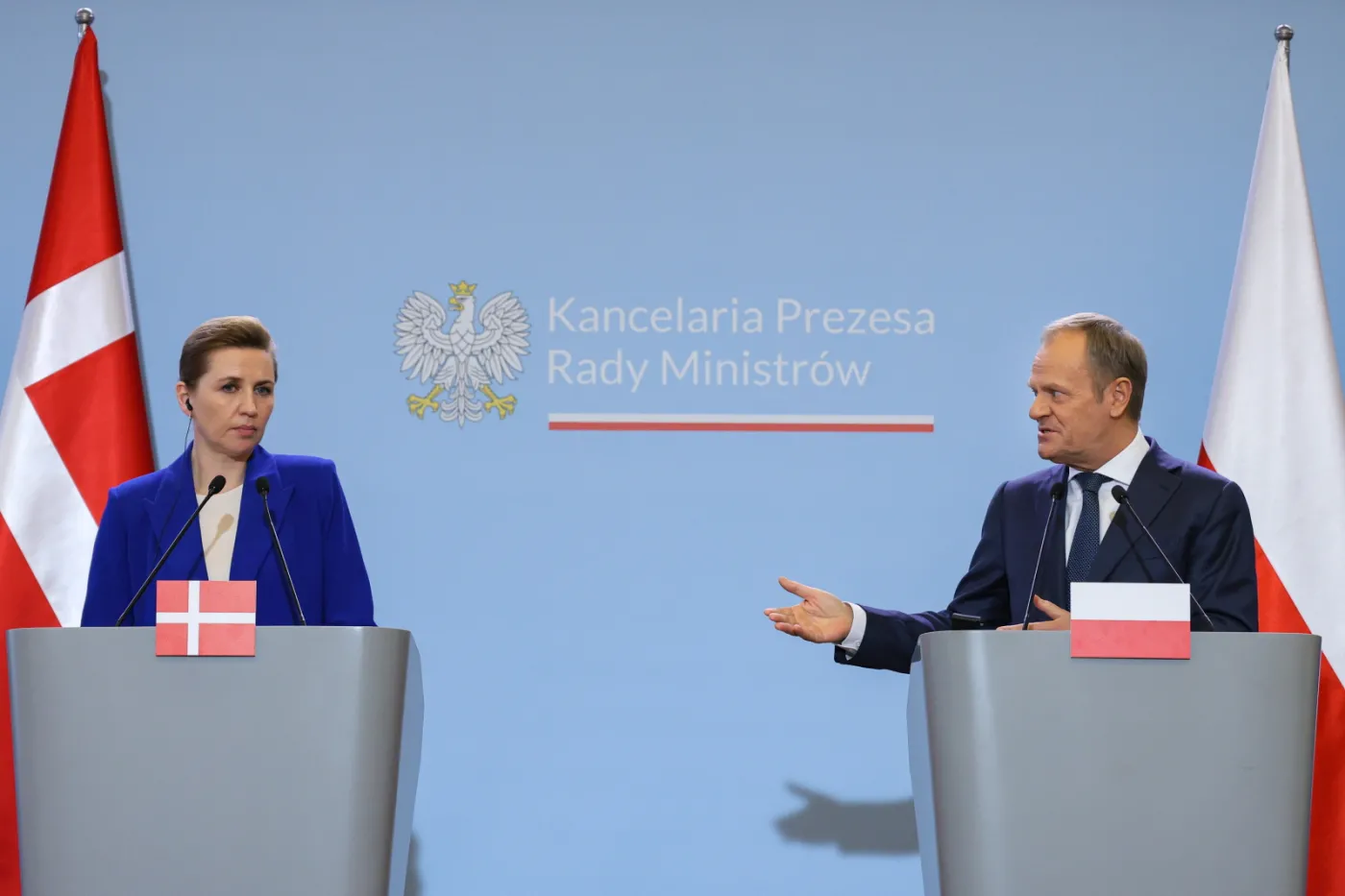 Wizyta premier Danii w Polsce. Rozmowy o obronności Europy, pomocy Ukrainie i nielegalnej migracji