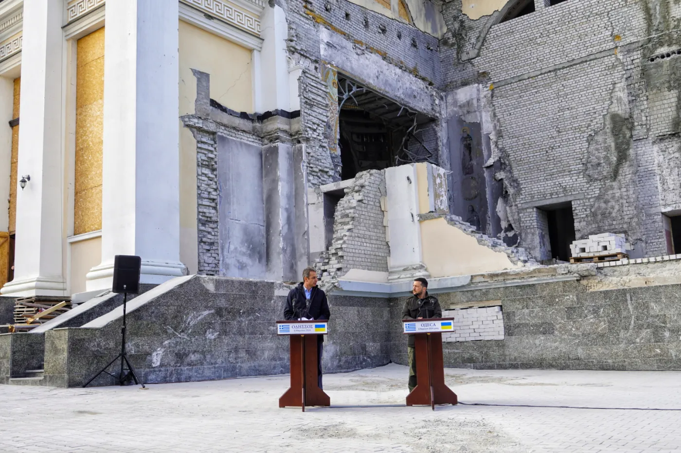 Wołodymyr Zełenski, Kyriakos Mitsotakis