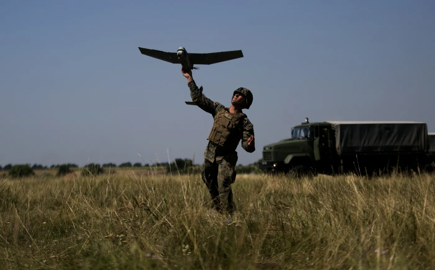 Ukraiński dron uszkodził siedzibę władz miasta w Rosji