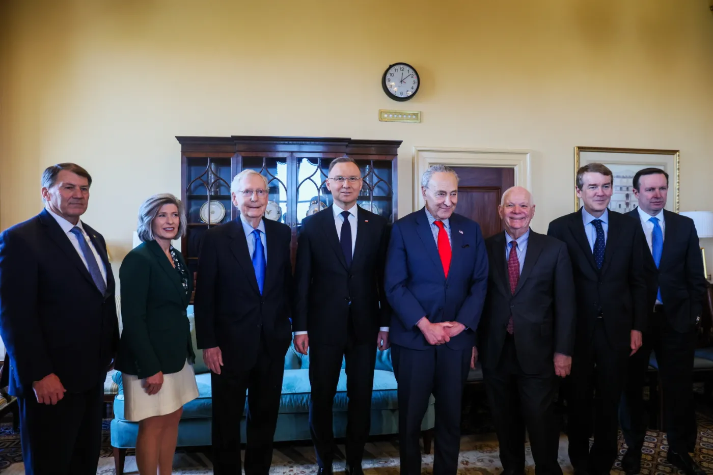 Kongres USA. Duda przybył na spotkanie z liderami Republikanów i Demokratów
