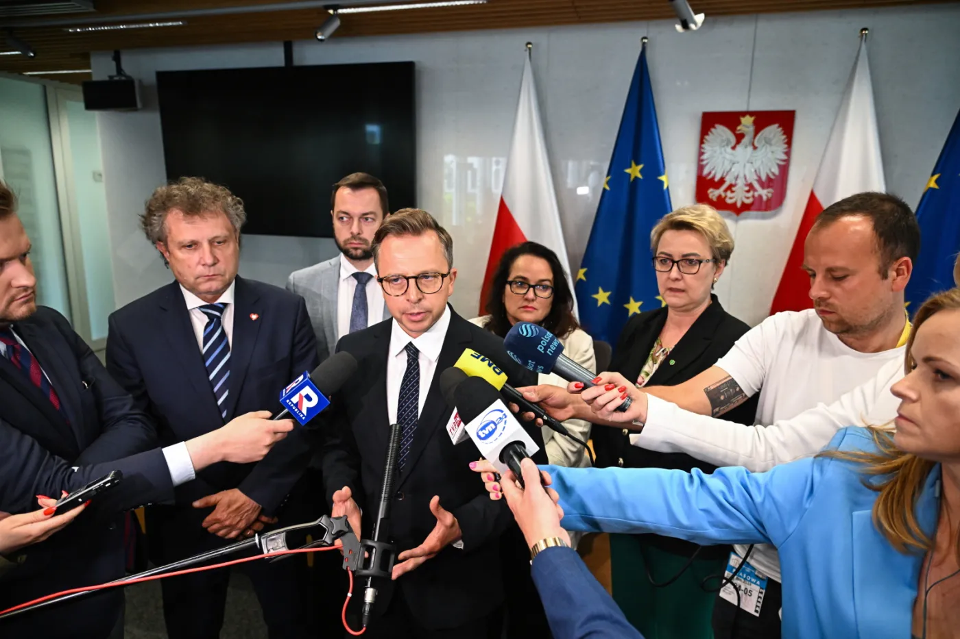 Joński: Będą zawiadomienia do prokuratury. Chodzi o Morawieckiego, Witek, Sasina i Kamińskiego