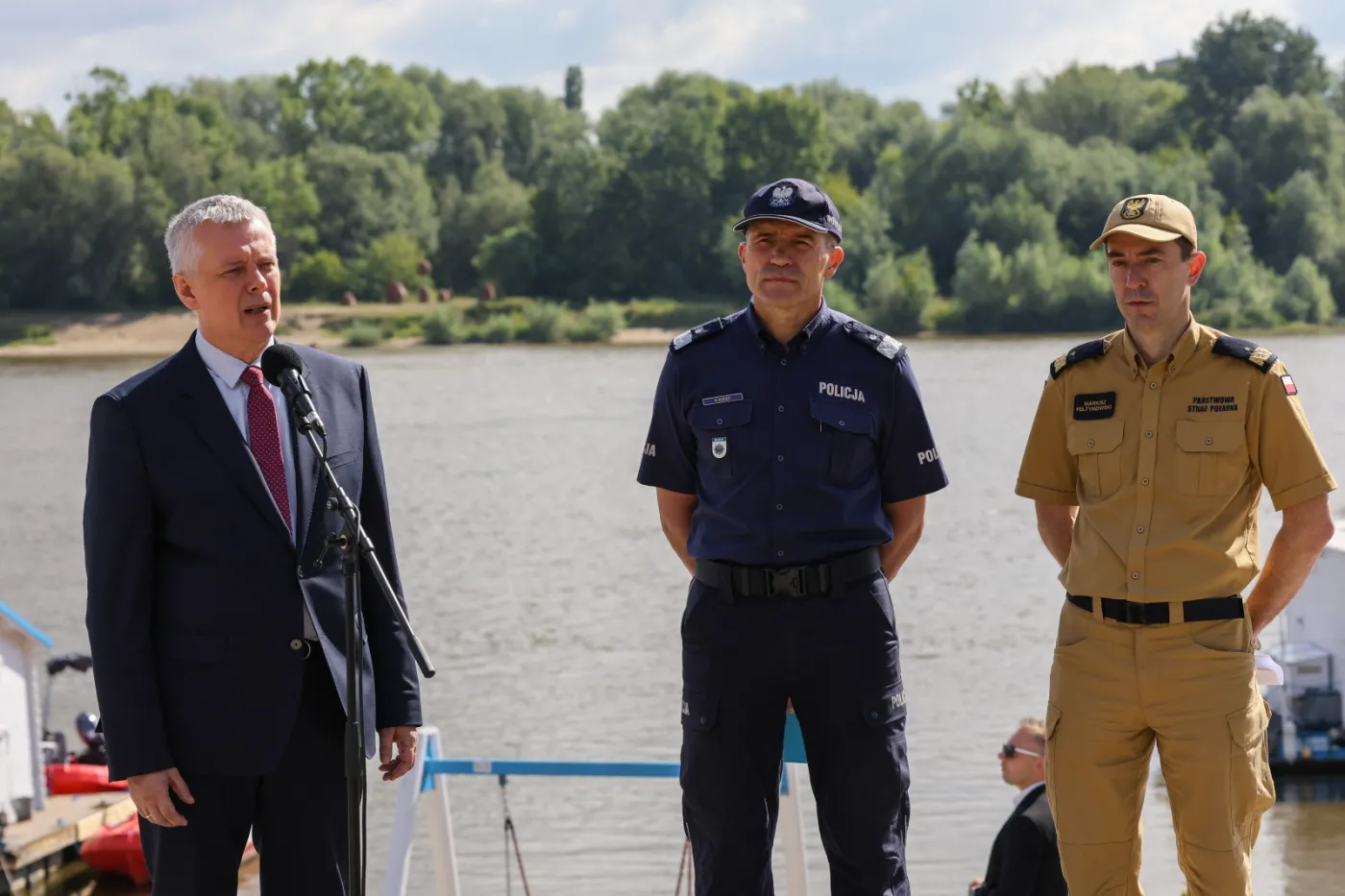 Tomasz Siemoniak, Mariusz Feltynowski, Roman Kuster