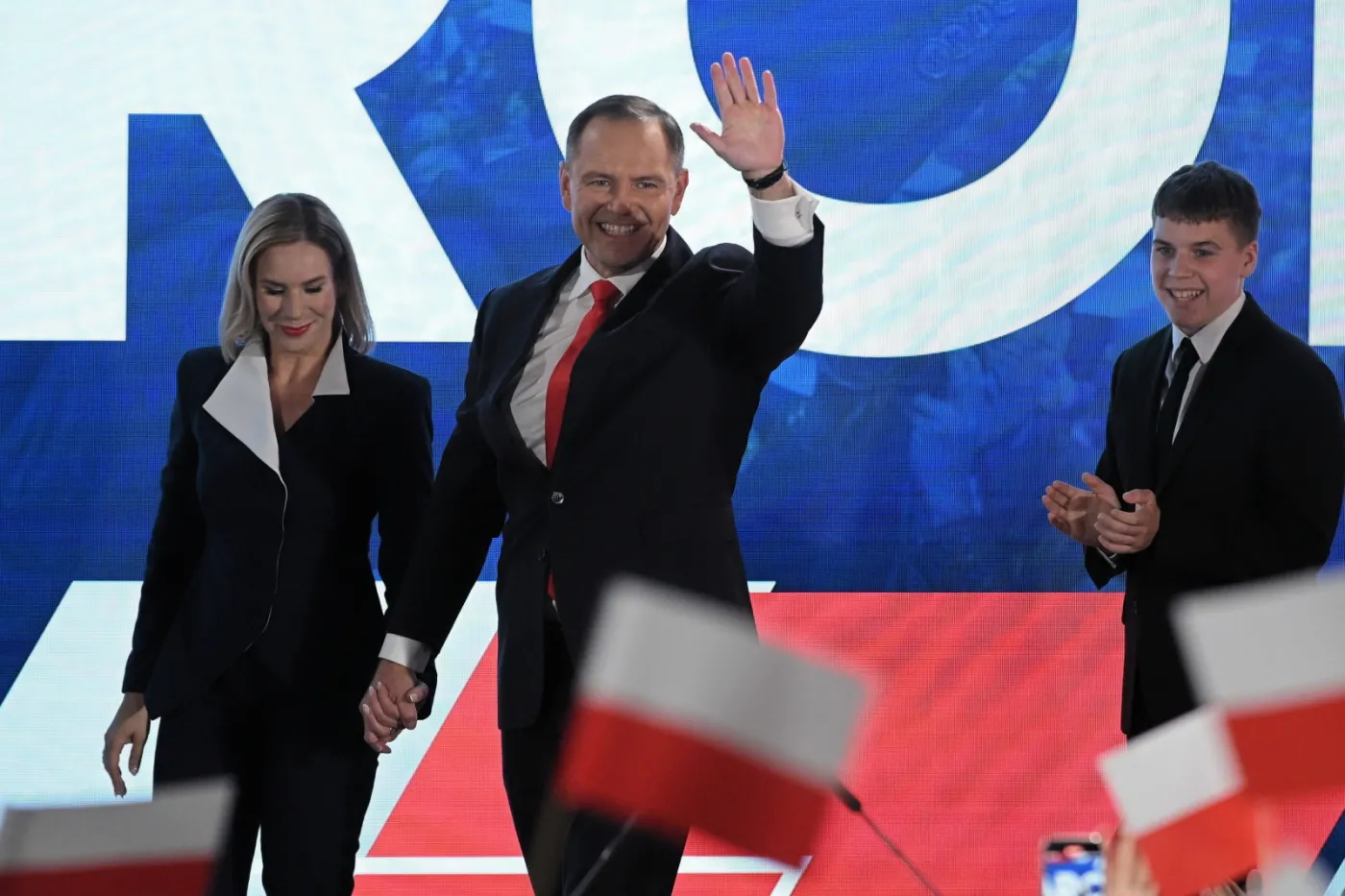 Karol Nawrocki z rodziną