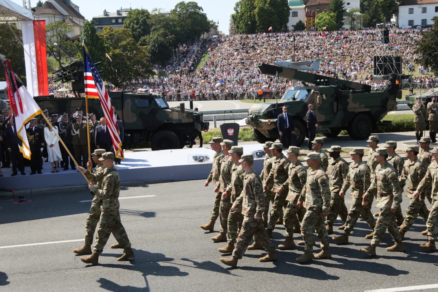 wojska sił sojuszniczych stacjonujących w Polsce - USA