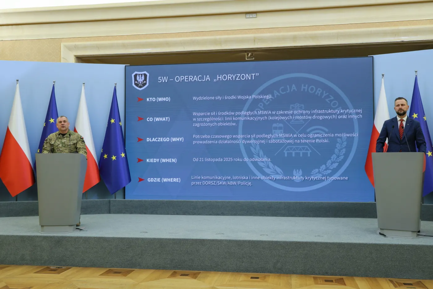 MSWiA: Rusza operacja "Horyzont". Kierwiński: Nasi żołnierze codziennie odpierają ataki, nie o każdym słyszycie