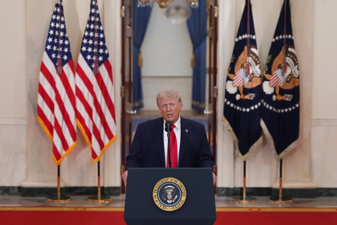 Puste orędzie Trumpa do Amerykanów. Czego nie powiedział prezydent USA?
