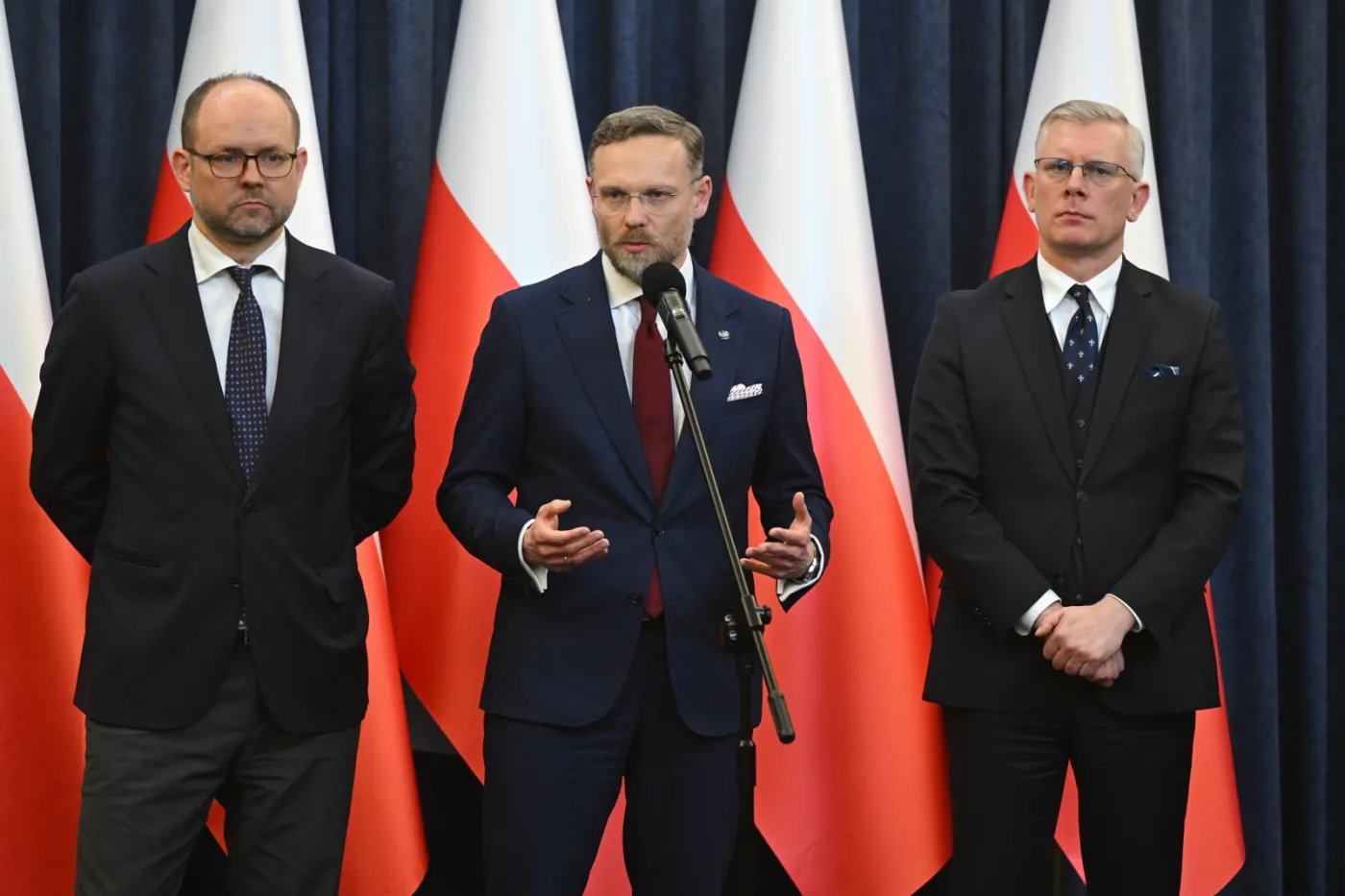 Zbigniew Bogucki, Sławomir Cenckiewicz, Marcin Przydacz