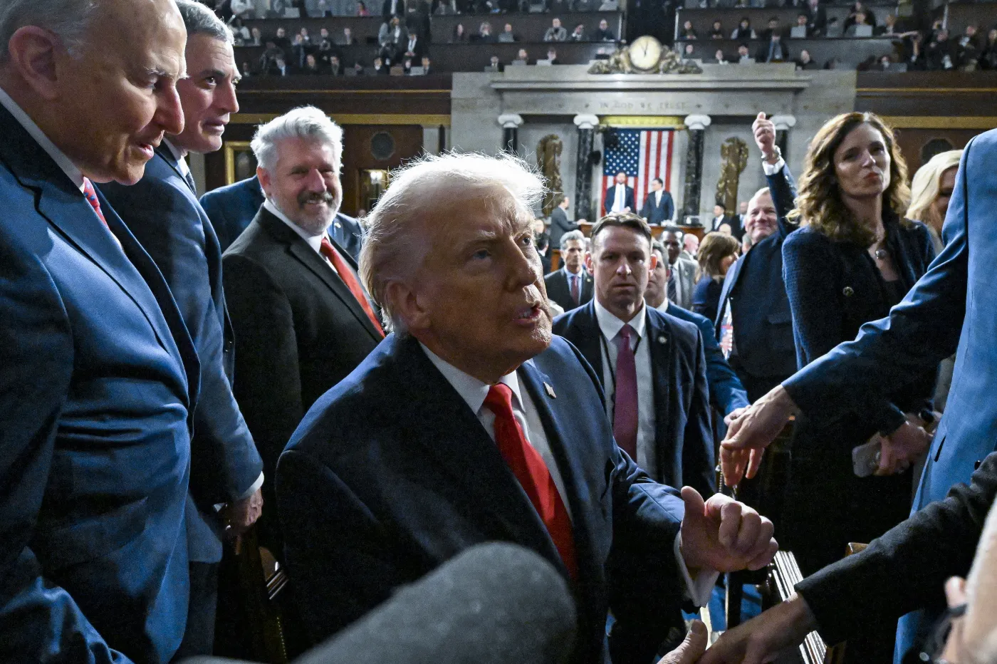 Donald Trump ogłosił w orędziu triumf po pierwszym roku rządów i zagroził Iranowi