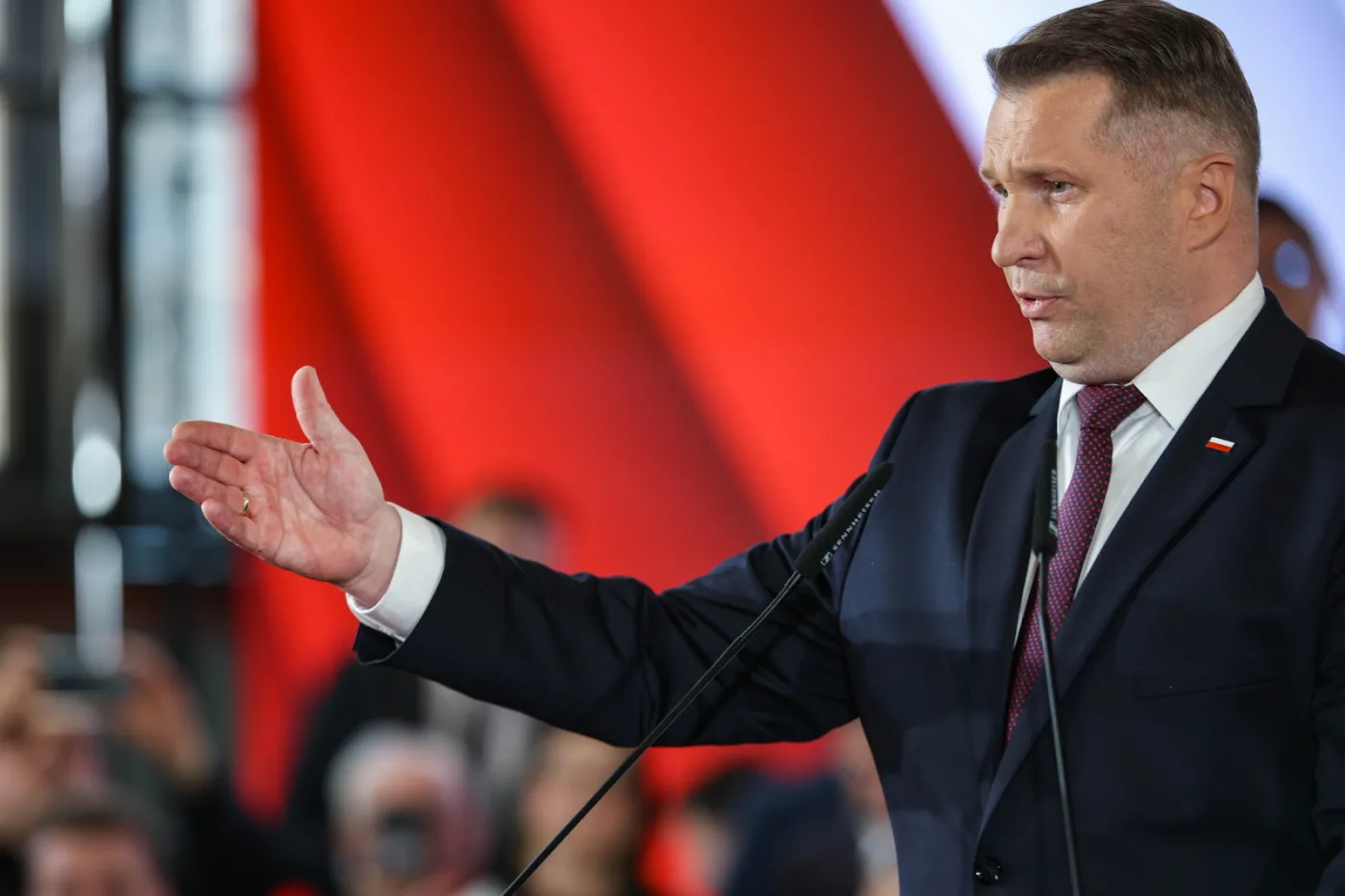 Przemysław Czarnek kandydatem PiS na premiera. Nazywa Tuska "pustym łbem"