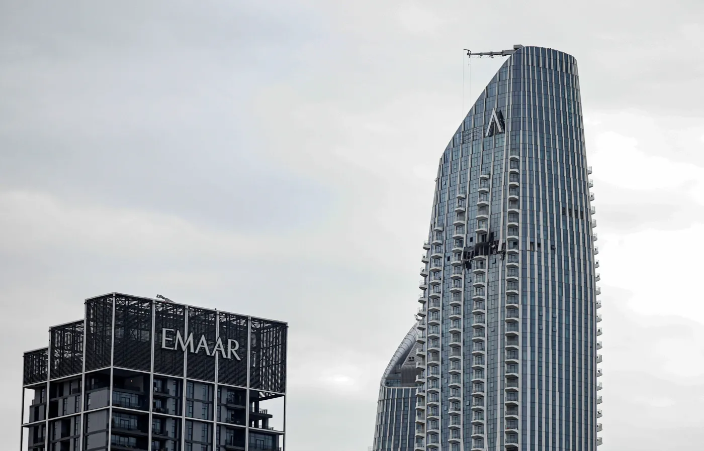 Eksplozje w centrum Dubaju. Zestrzelony dron, nad miastem unosi się dym