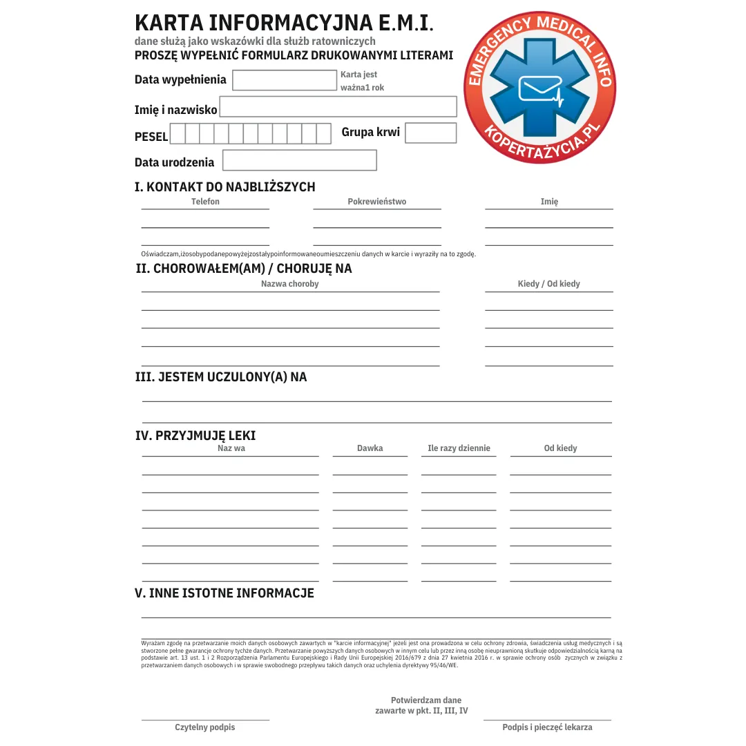 koperta życia