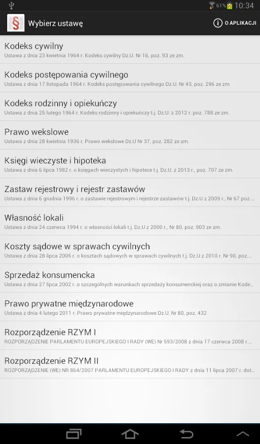Polskie ustawy