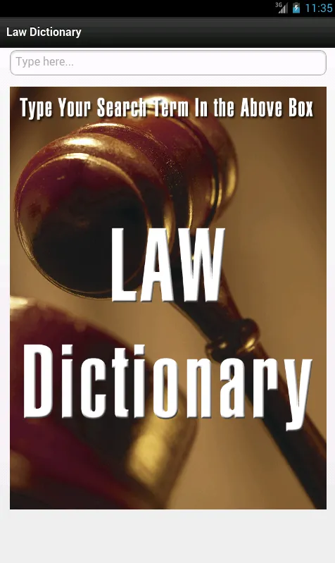 Law dictionary