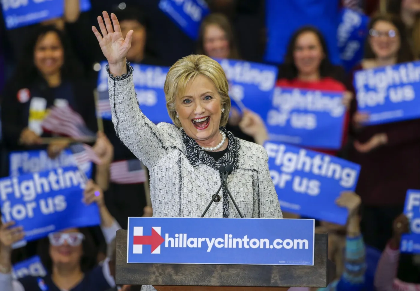 Hillary Clinton wygrała w prawyborach w Południowej Karolinie
