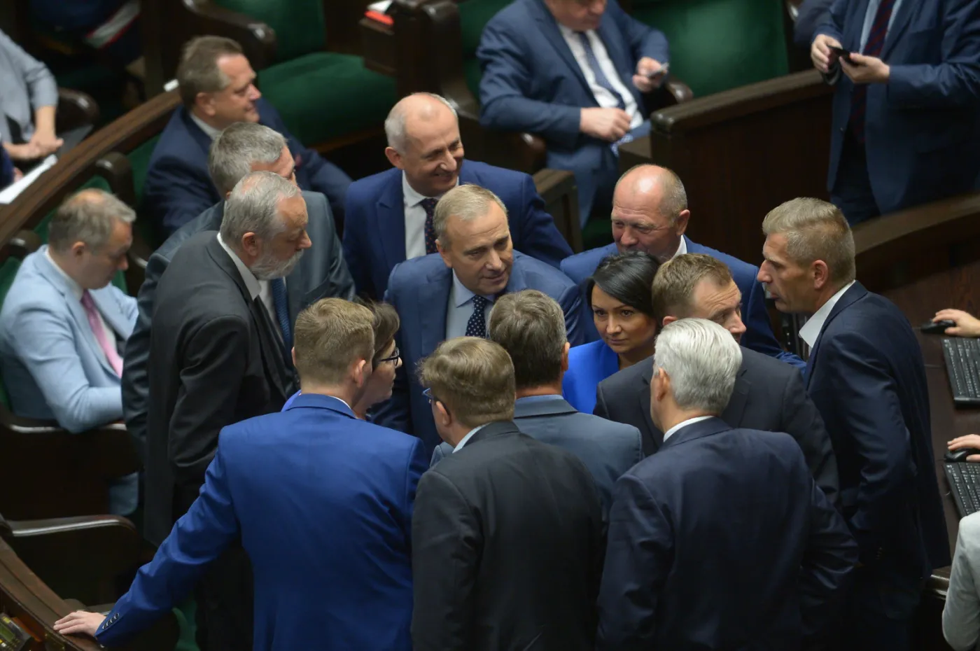 Lider Platformy Obywatelskiej Grzegorz Schetyna,  PAP/Marcin Obara 