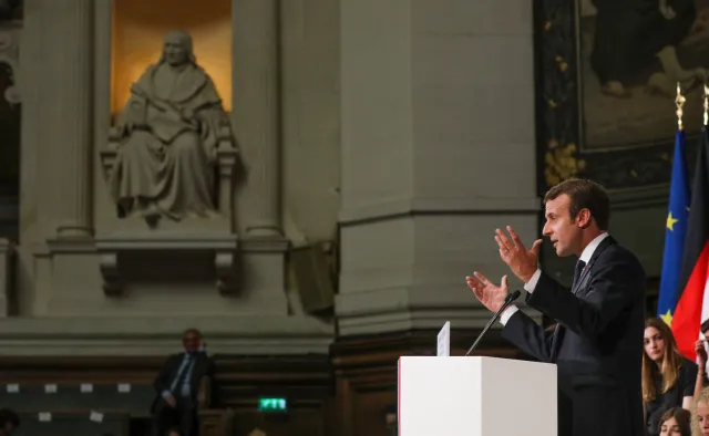 Niemcy: Macron apeluje o koalicję dobrej woli na rzecz Europy