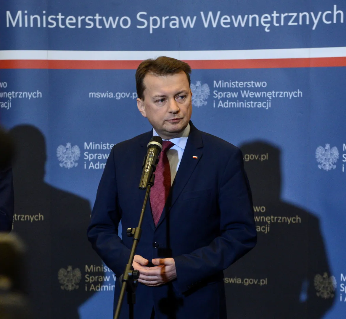 Minister spraw wewnętrznych i administracji Mariusz Błaszczak, PAP/Jakub Kamiński 