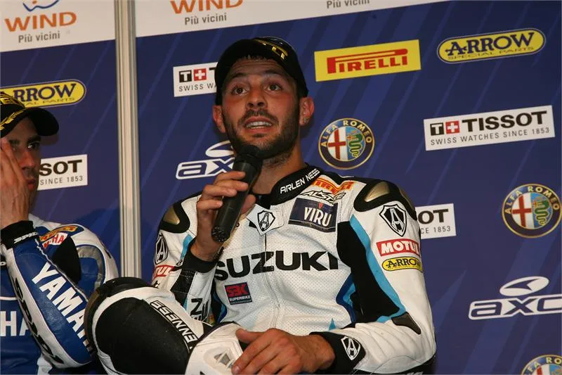 Michel Fabrizio, zawodnik zespołu Suzuki Alstare Racing, wywalczył podium 