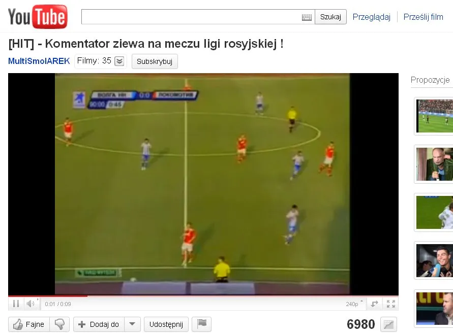 Wpadka komentatora! Zapomniał, że go słychać?