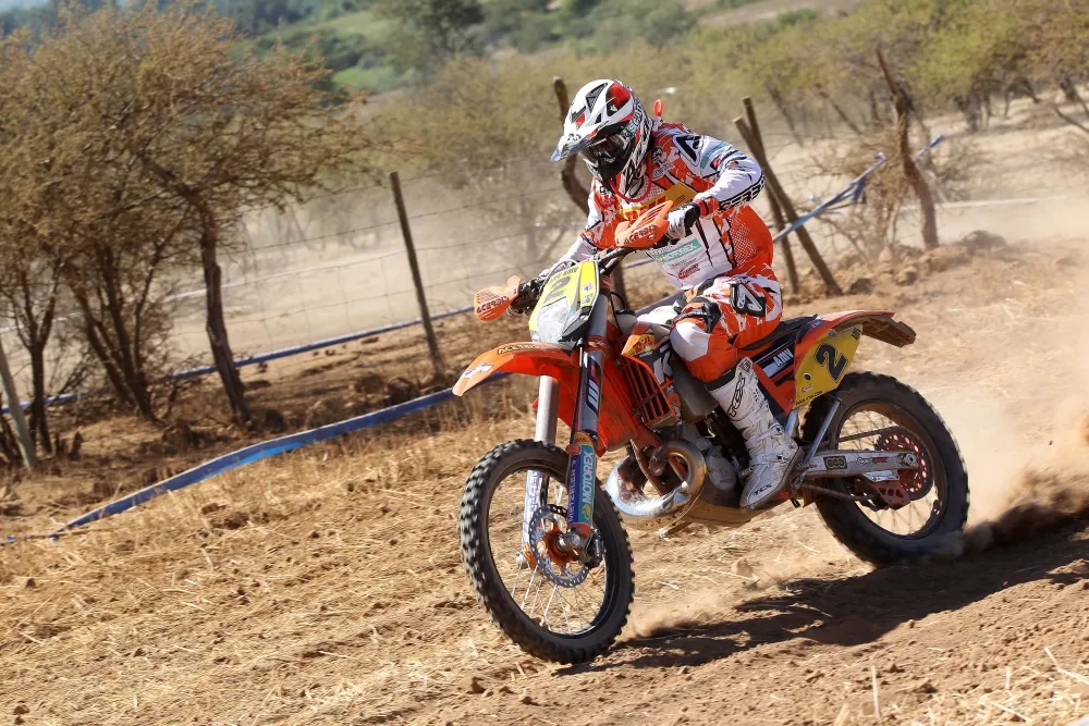 Christophe Nambotin na motocyklu KTM 