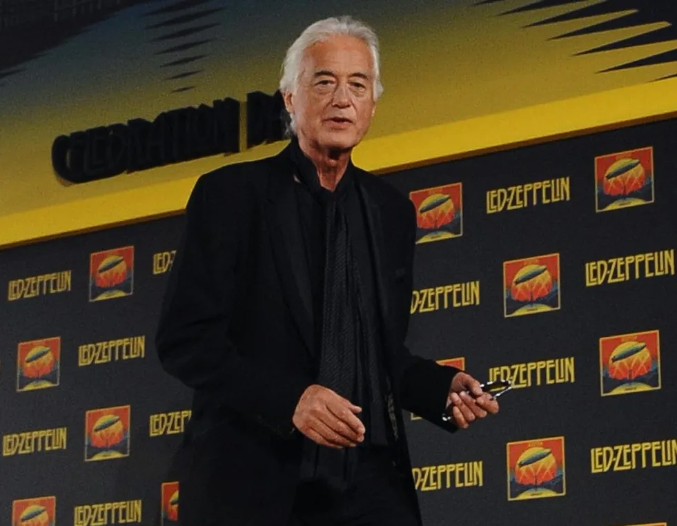 Jimmy Page po 70-tce został... modelem