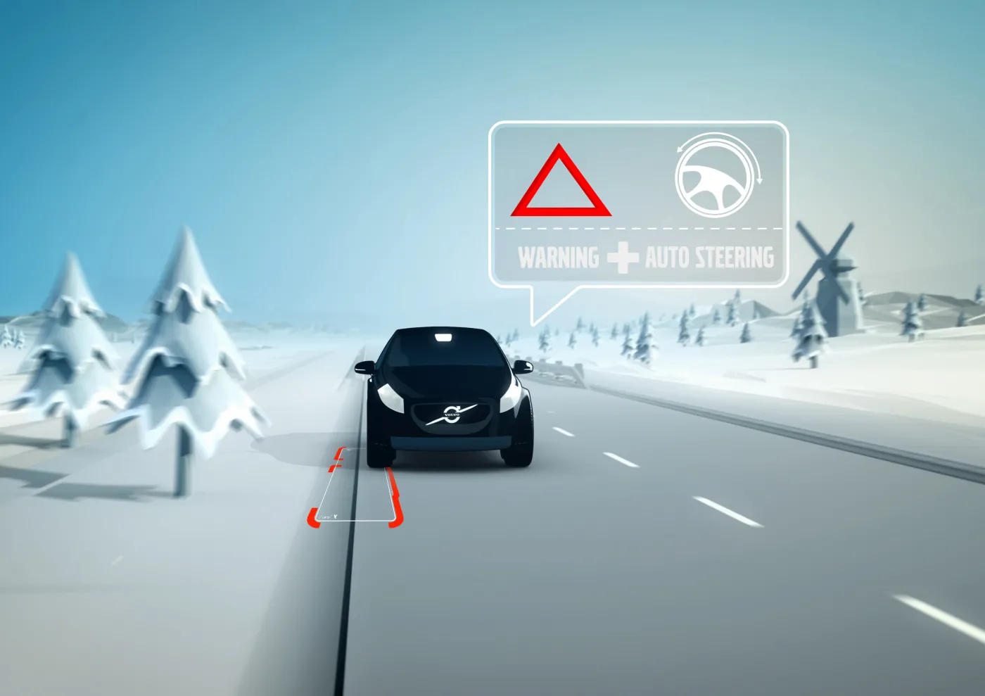 Inżynierowie Volvo opracowali nowy system, który wykrywa krawędzie jezdni i bariery 