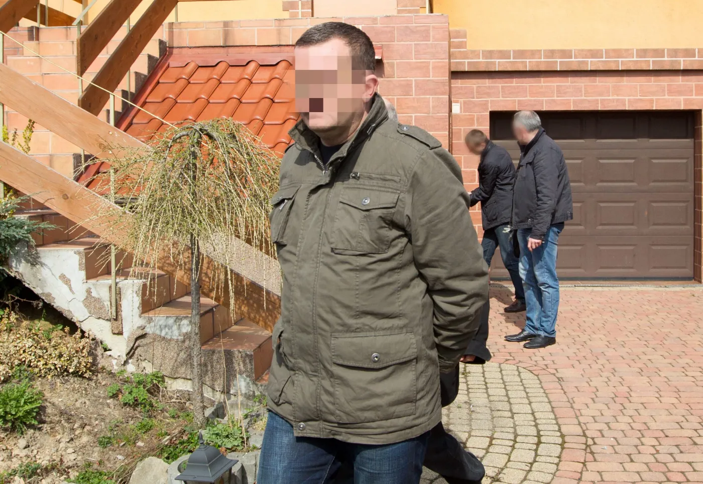 Dariusz P. podczas zatrzymania