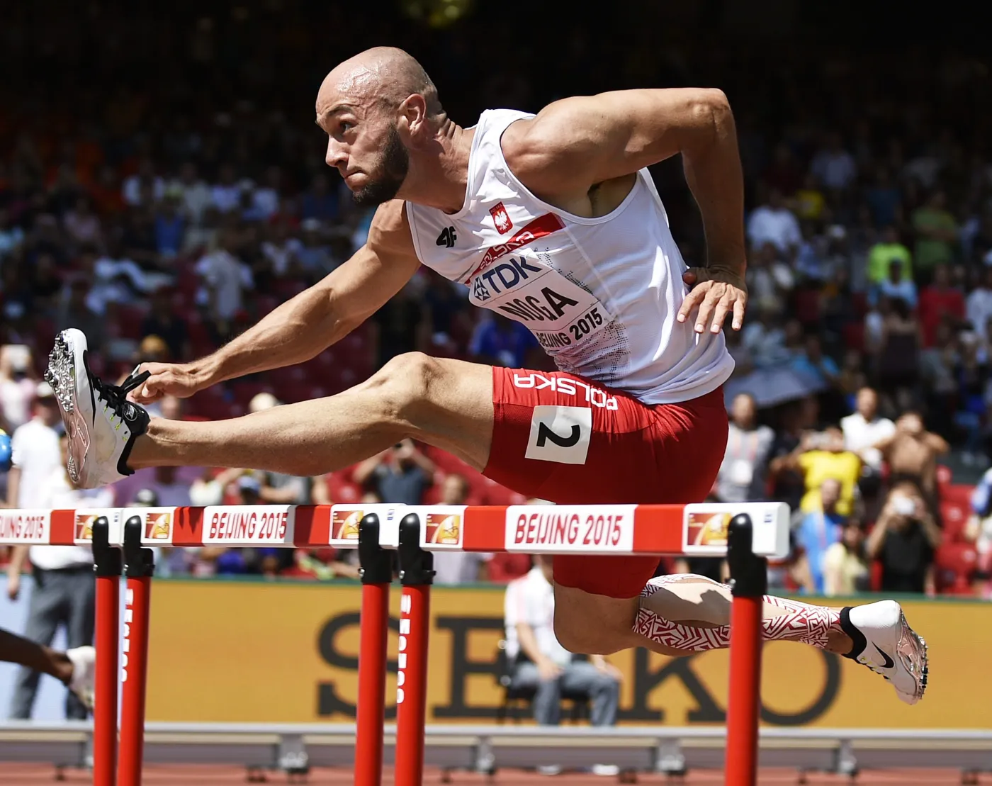 MŚ w lekkoatletyce: Artur Noga odpadł w półfinale 110 m przez płotki
