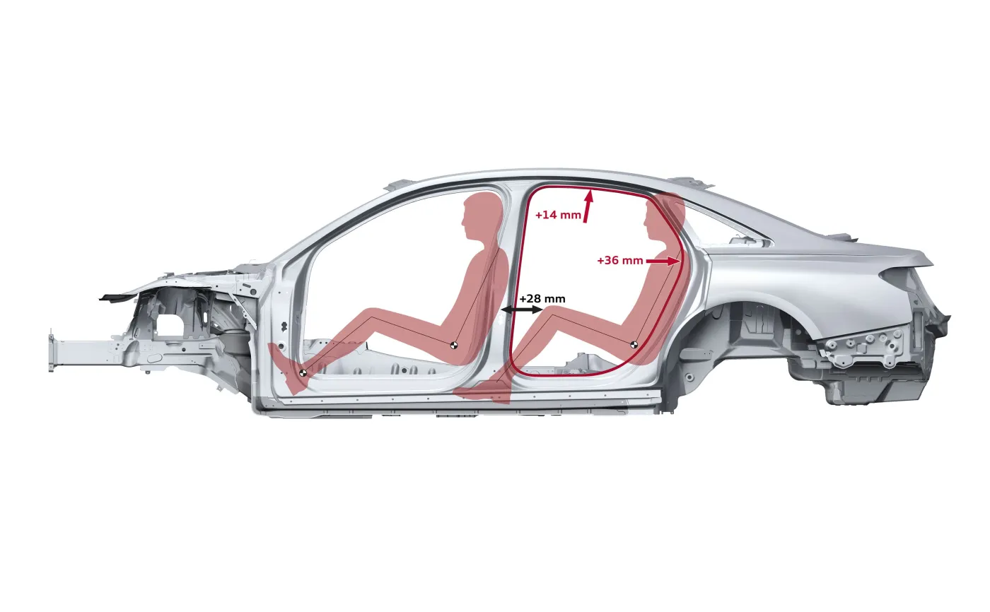 Pod względem sztywności skrętnej (arametru decydującego o precyzji prowadzenia oraz komfortu akustycznego) nowe audi A8 ma o niemal 25 proc. przewyższać wartości schodzącego modelu