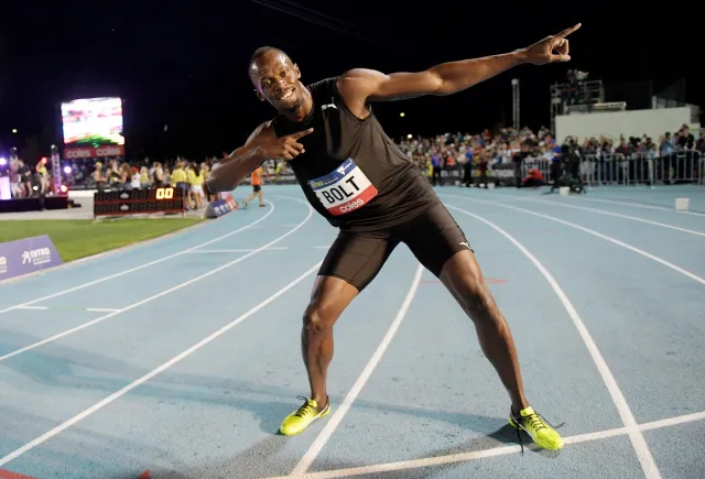 Usain Bolt wygrał w Melbourne bieg na... 150 metrów