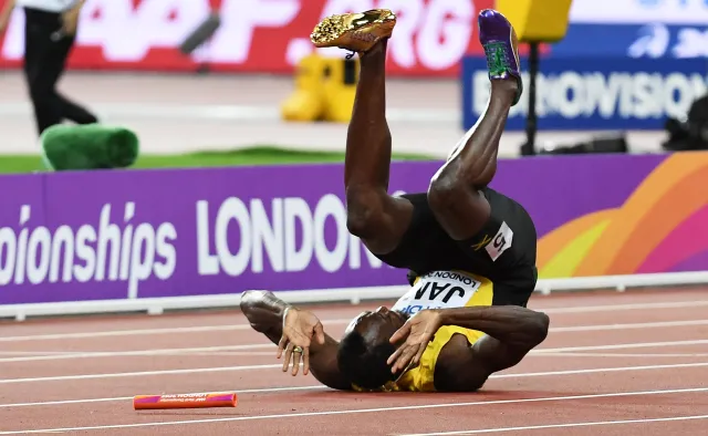 Lekkoatletyczne MŚ: Dramat "złotego chłopca" z Jamajki. Usain Bolt z kontuzją zakończył karierę