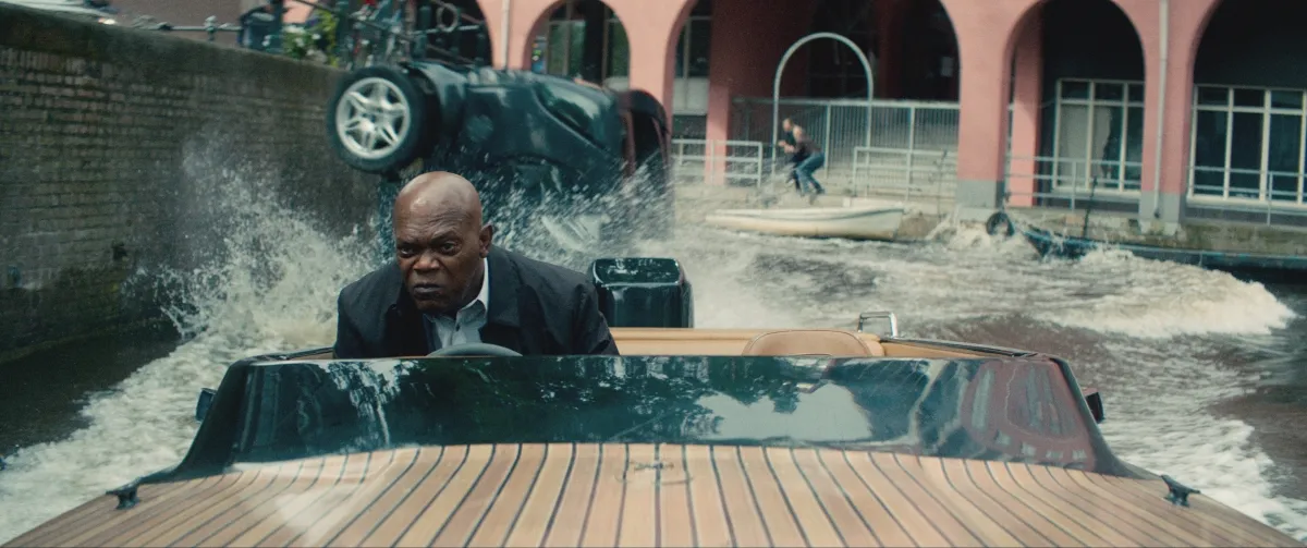 Samuel L. Jackson w filmie "Bodyguard Zaowodwiec". W polskich kinach od 18 sierpnia