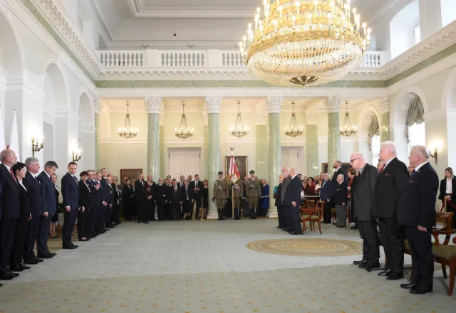 Ks. Bernard Czernecki, Franciszek Pieczka i Andrzej Pityński odznaczeni przez prezydenta Orderem Orła Białego. ZDJĘCIA