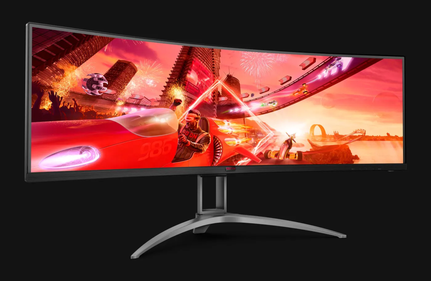 Ten monitor AOC zajmie CAŁE biurko. Gigantyczny ekran dla graczy za "sensowną" cenę