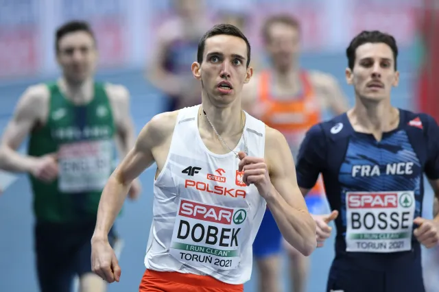 Dobek mistrzem Europy w biegu na 800 m. Borkowski srebrnym medalistą