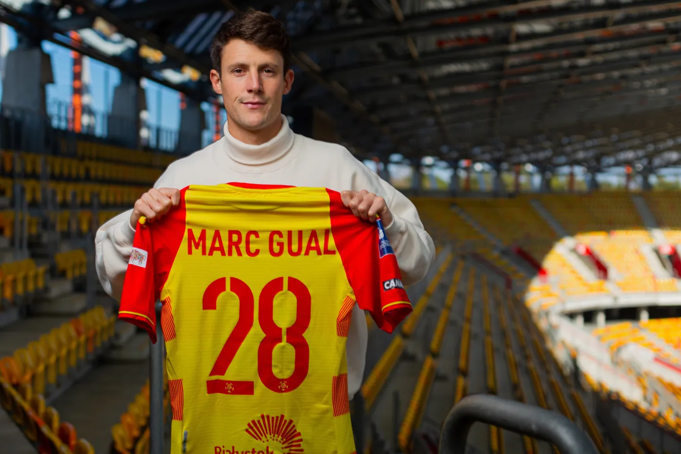 Marc Gual nowym napastnikiem Jagiellonii Białystok