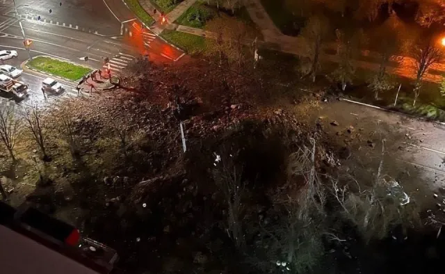 Jakby Biełgorod przeorał potężny kret... A to Rosjanie sami się zbombardowali