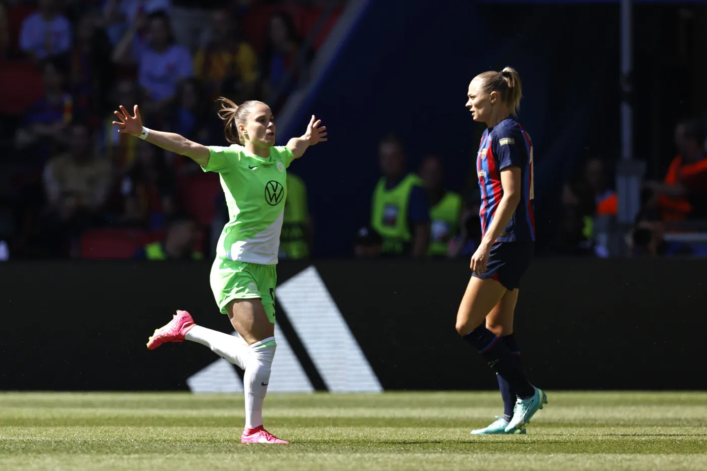 Ewa Pajor z golem i asystą w finale Ligi Mistrzyń, ale z trofeum Barcelona